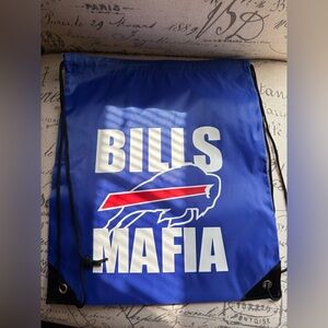Buffalo Bills Mafia Blue Drawstring Bag